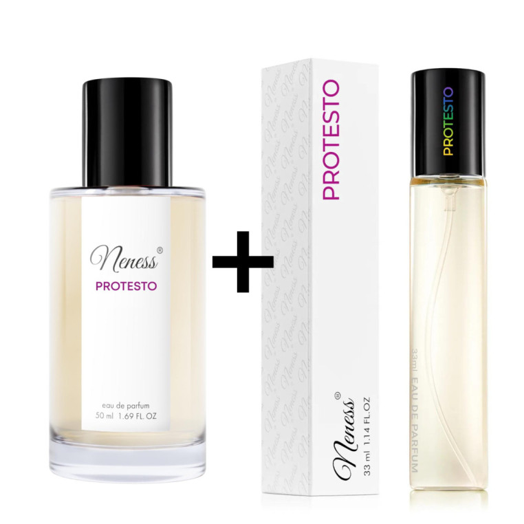 N056. Neness Protesto - Zestaw 1+1: 50 ml + 33 ml | Podobne nuty: Yves Saint Laurent (YSL) Manifesto | Perfumetki Damskie | Fran