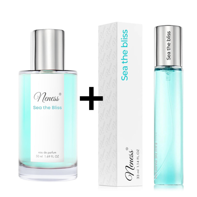 N019. Neness Sea The Bliss - Zestaw 1+1: 50 ml + 33 ml | Podobne nuty: Giorgio Armani Acqua Di Gioia  | Perfumetki Damskie | Fra
