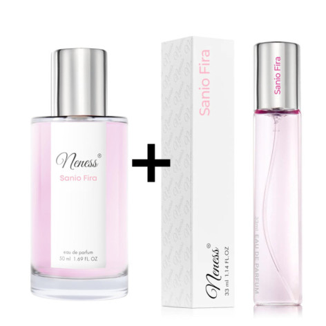 N066. Neness Sanio Fira - Zestaw 1+1: 50 ml + 33 ml | Podobne nuty: Coco Chanel Chance Eau Tendre | Perfumetki Damskie | Francus