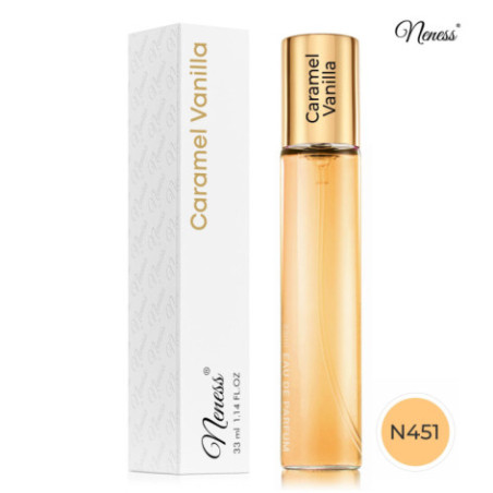 N451. Neness Caramel Vanilla | Podobne nuty: Sol de Janeiro 71 | 33 ml | Perfumetki damskie | zamiennik mgiełki