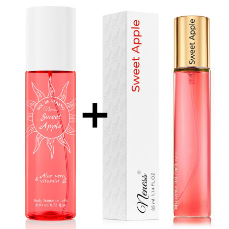 Sweet Apple | Podobne nuty: Kayali Juicy Apple | 200ml + 33ml | Zestaw mgiełka + perfumetka