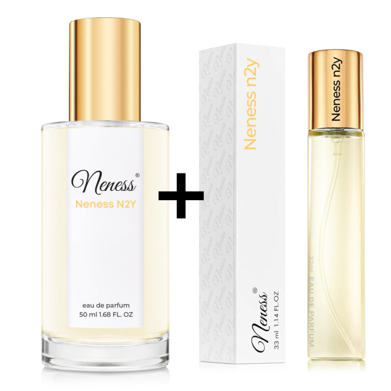 N072. Neness N2Y Zestaw - 50 ml + 33 ml | Podobne nuty: Calvin Klein In2U | Perfumetki Damskie | Francuskie Perfumy Lane