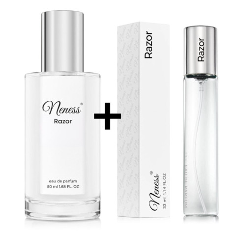 N295. Neness Razor Zestaw - 50 ml + 33 ml | Podobne nuty: Yves Saint Laurent (YSL) Myslf| Perfumetki Męskie | Francuskie Perfumy