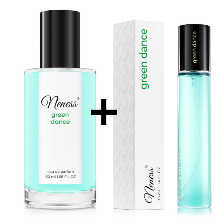 N212. Neness Green Dance Zestaw - 50 ml + 33 ml | Podobne nuty: Marc Jacobs Decadence | Perfumetki Damskie | Francuskie Perfumy