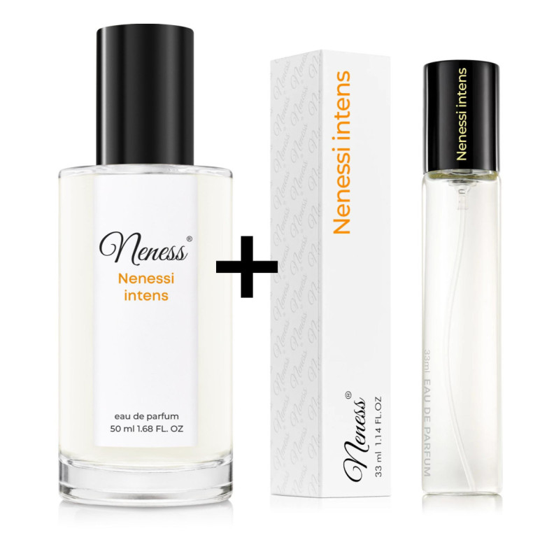 N017. Nenessi Intense Zestaw - 50 ml + 33 ml | Podobne nuty: Giorgio Armani Si Intensel | Perfumetki Damskie | Francuskie Perfum