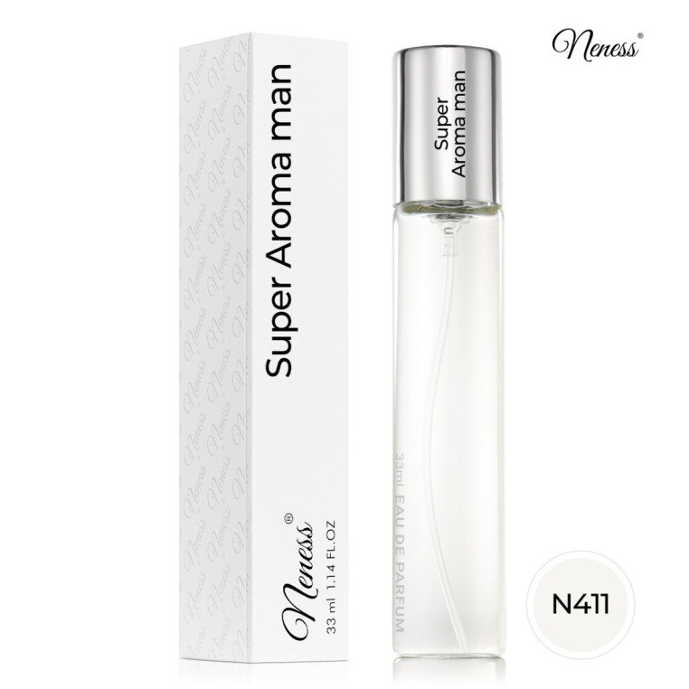 N411. Neness Super Aroma Man | Podobne nuty: Hb The Scent Magnetic 2022 | 33 ml | Perfumetki Damskie | Francuskie Perfumy Lane