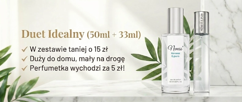 Zestawy 1+1 unisex 50 ml + 33 ml